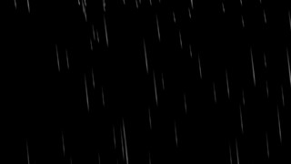 白色雨水雨滴天气元素GIF下雨元素